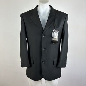 NWT Tessori Pinstripe Super 150s Hand Tailored Sport Jacket